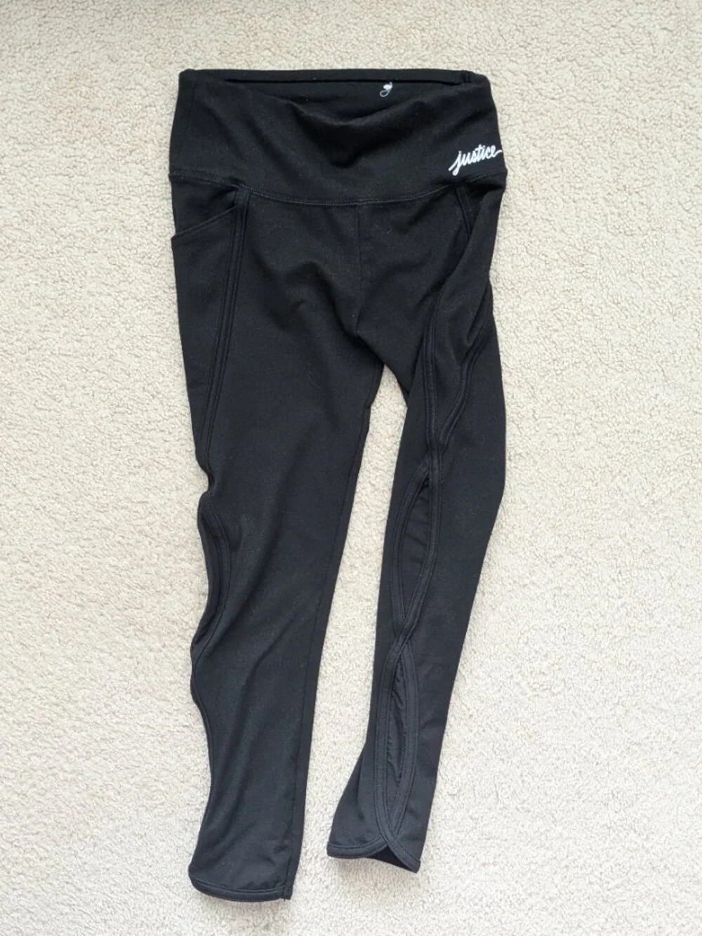 Justice leggings lot (size 8)